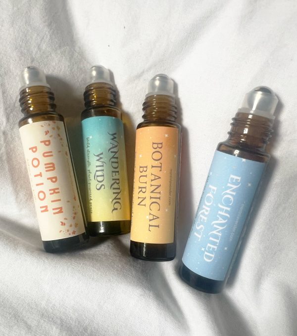 Enchanted Forest · Pumpkin Potion · Wandering Wilds · Botanical Burn — Therapeutic Grade Essential Oil Rollers | Cozy Autumn Aromatherapy | Seasonal Self Care & Gift Set - Image 6
